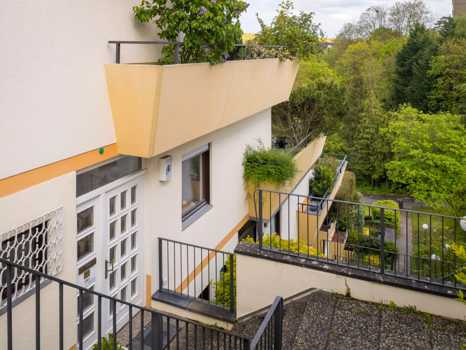 Terrassenwohnung am Kurpark-Buiten