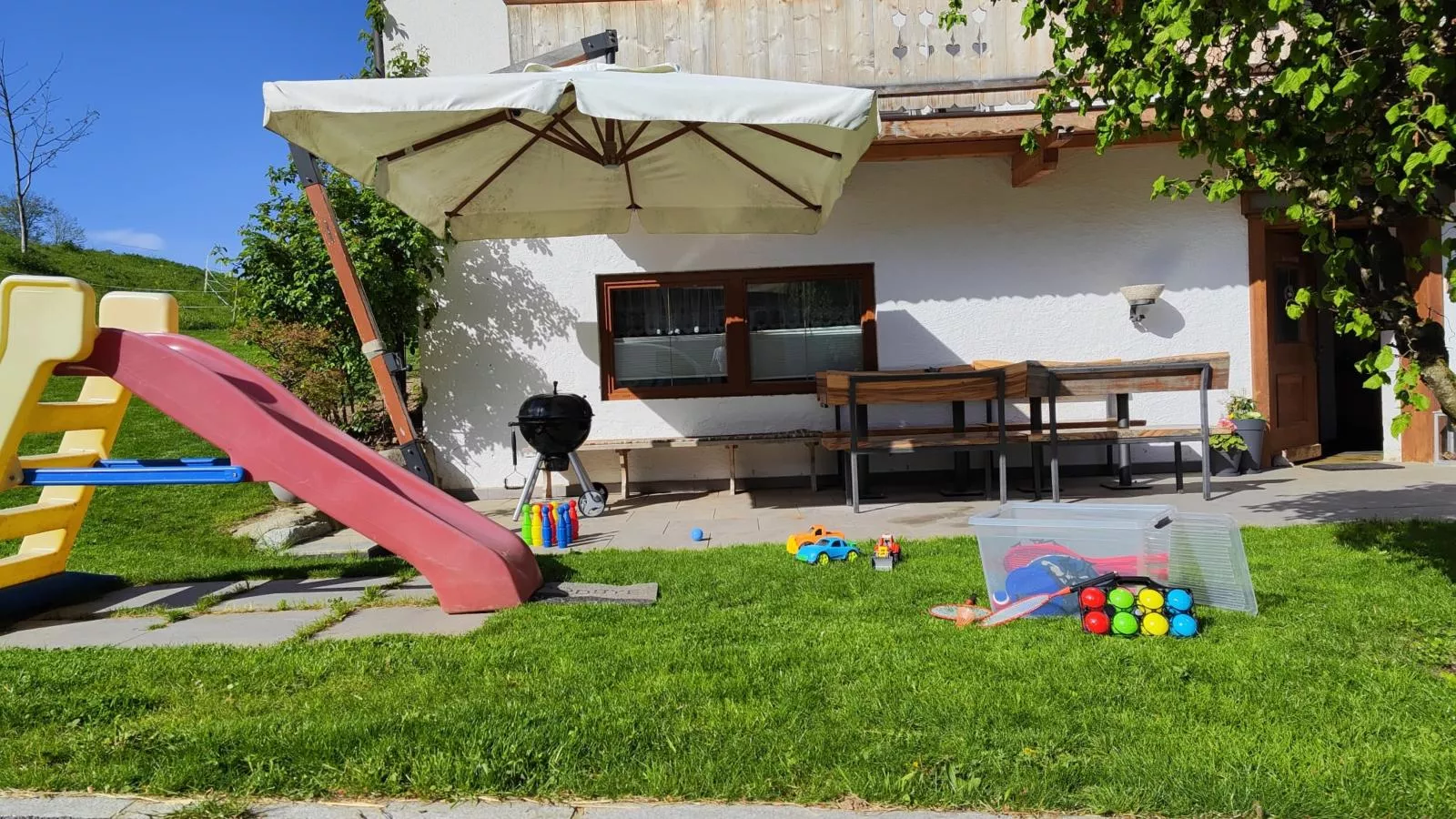 Kraftplatz am Litzlhof-Tuinen zomer