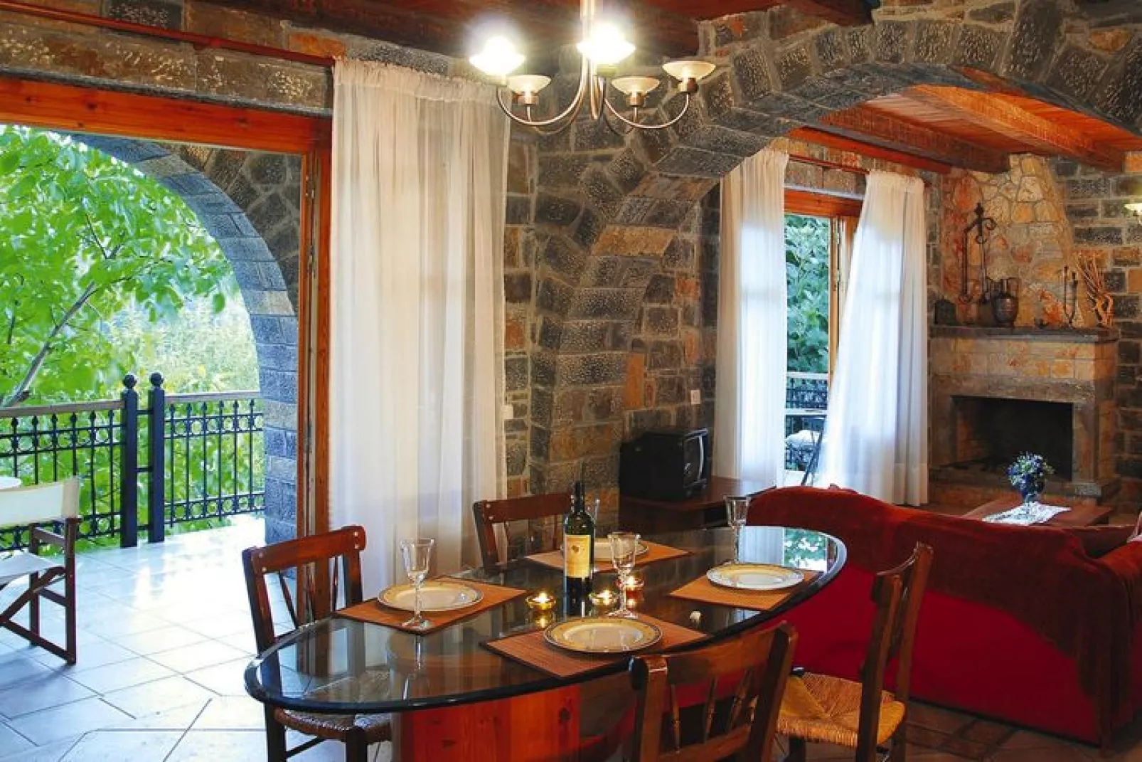 Ferienhaus in Prina bei Agios Nikolaos-Villa Sophie-Eetkamer