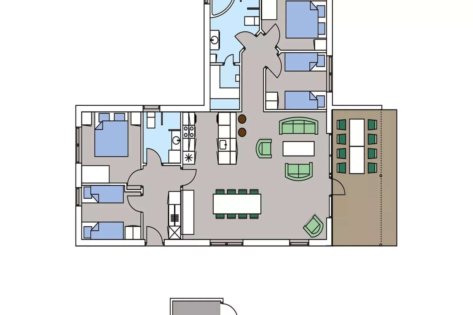 Resort Billund Classic Plus 8 8 CL+8)-Parkfaciliteiten