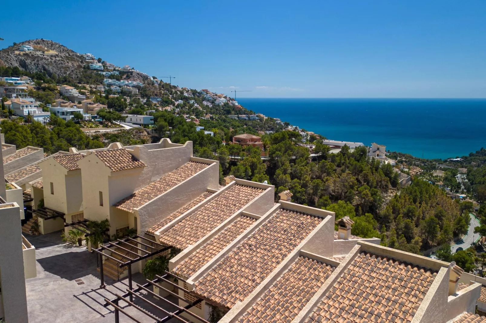 Casa Panorama Altea Hills-Uitzicht zomer