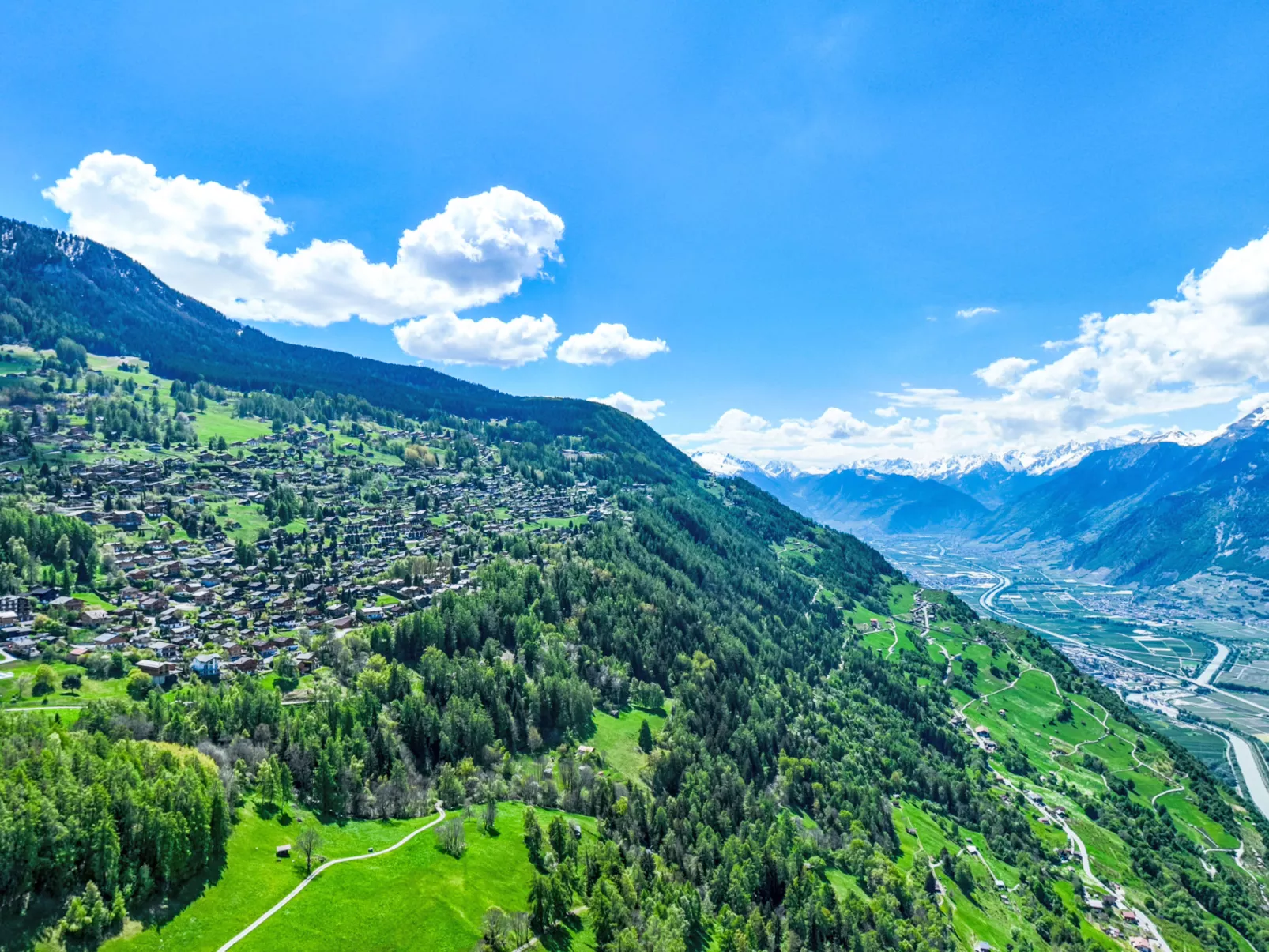 Swiss Alps view Aiglon H2-Omgeving