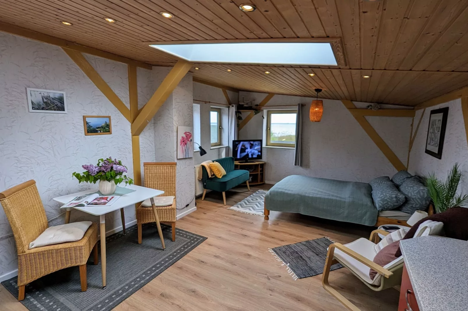 Ferienwohnung Usedom-Woonkamer