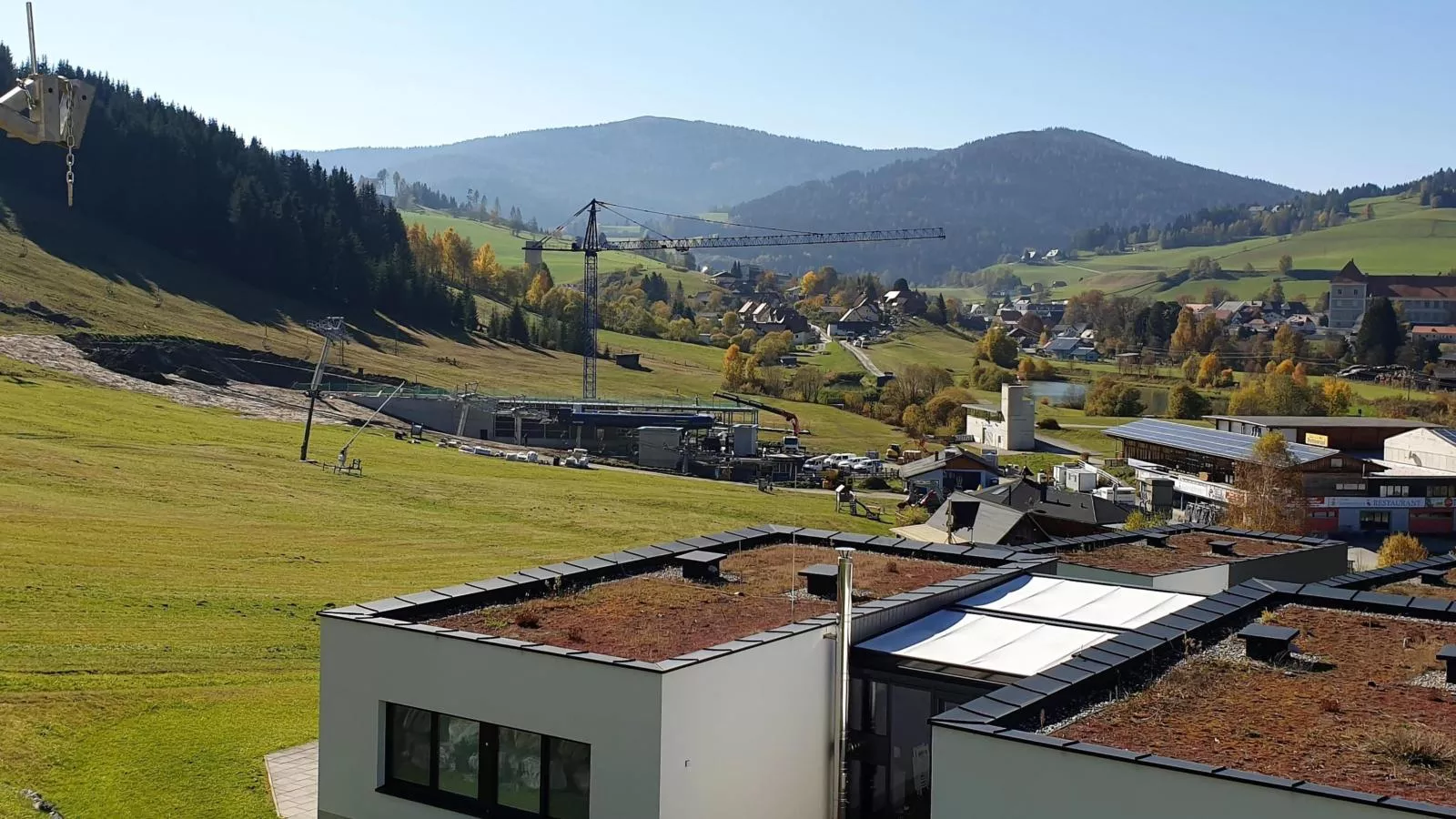 Grebenzen Lodge Edelblick-Uitzicht zomer