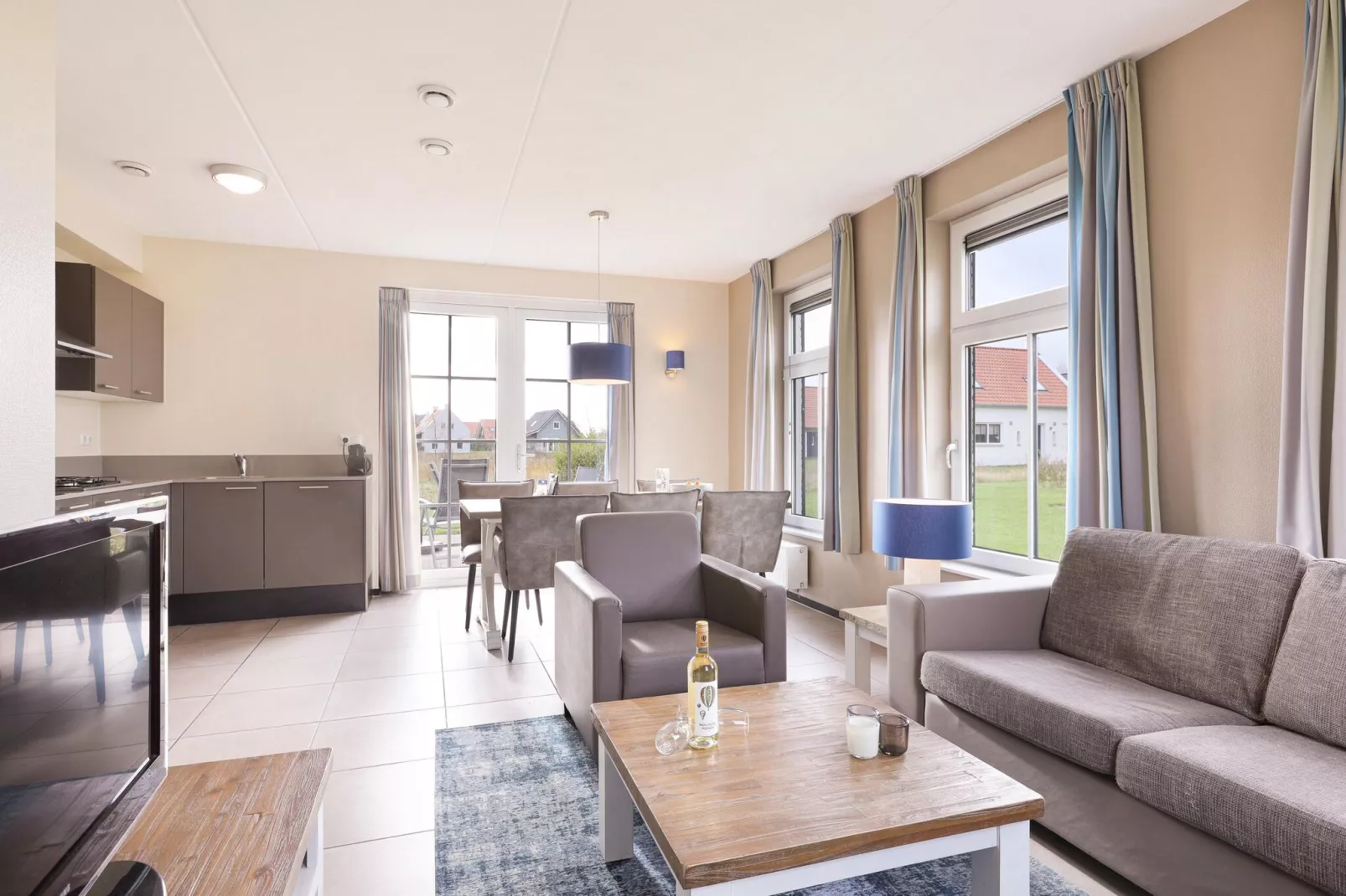 Strand Resort Nieuwvliet-Bad 11-Woonkamer