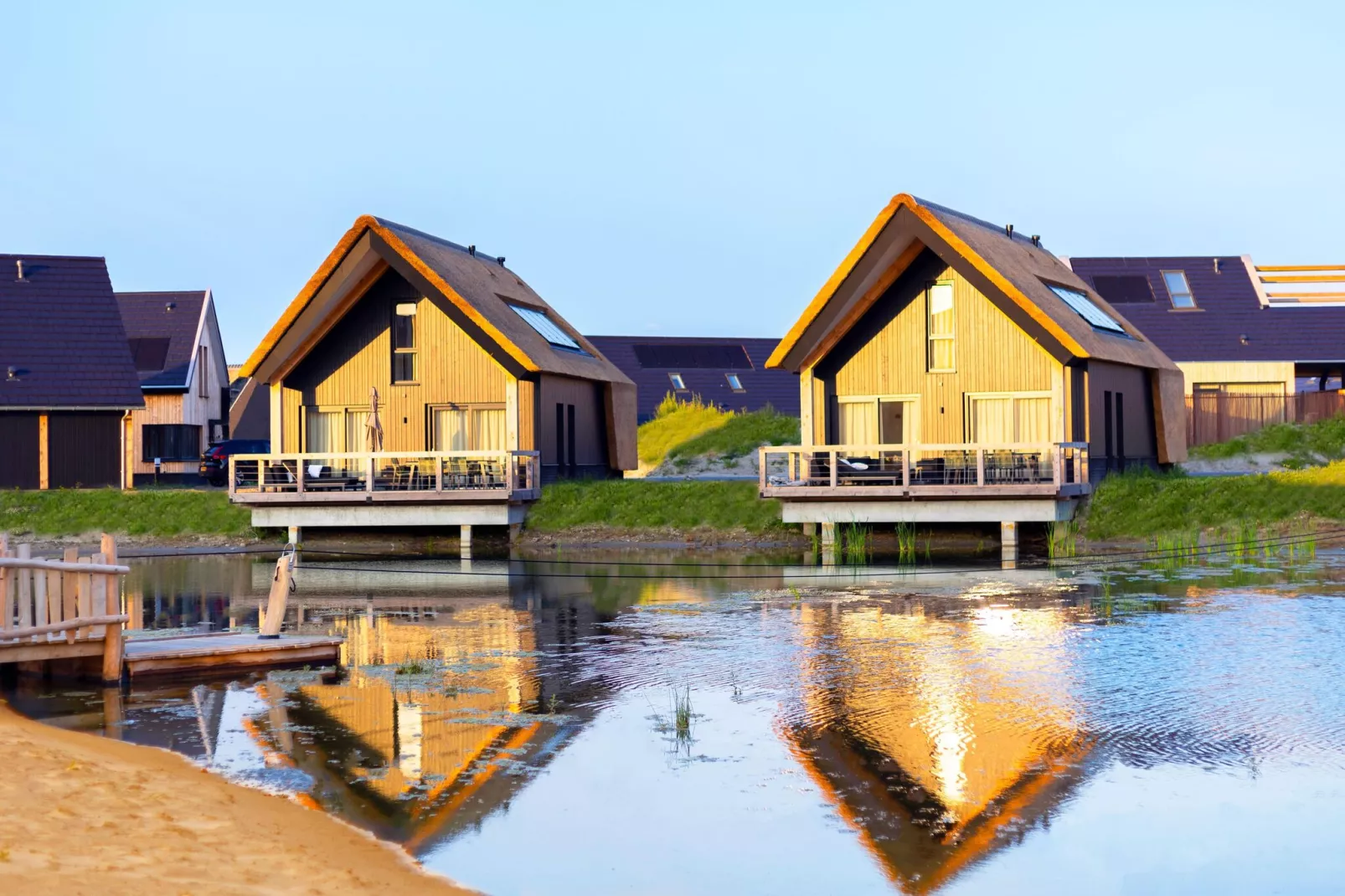 Resort Nieuwvliet-Bad 1-Gebieden zomer 1km