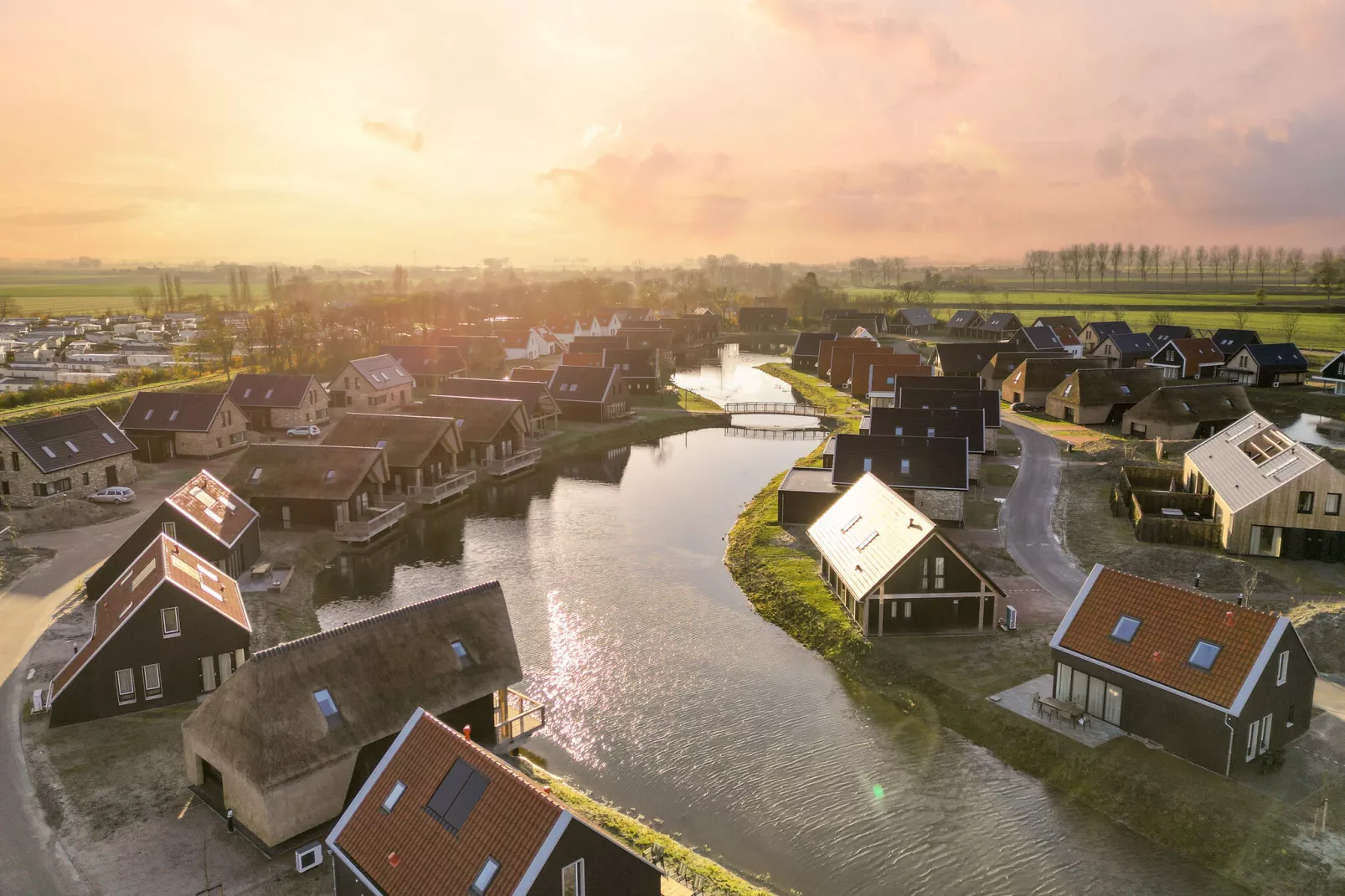 Resort Nieuwvliet-Bad 1-Gebieden zomer 1km