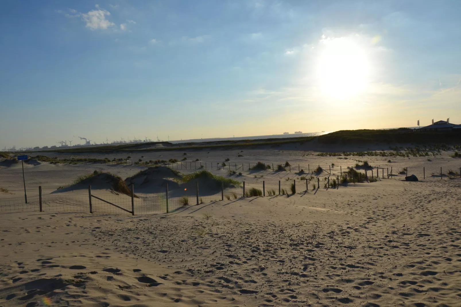 Strandpark Vlugtenburg 5-Gebieden zomer 1km