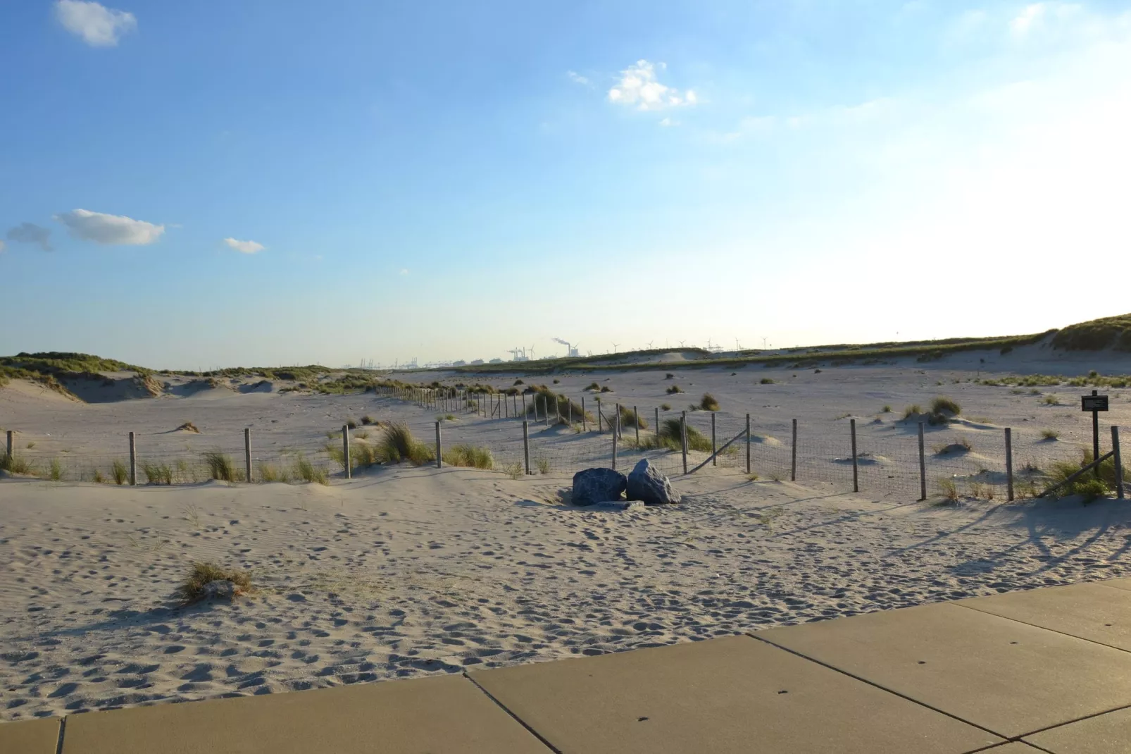 Strandpark Vlugtenburg 6-Gebieden zomer 1km