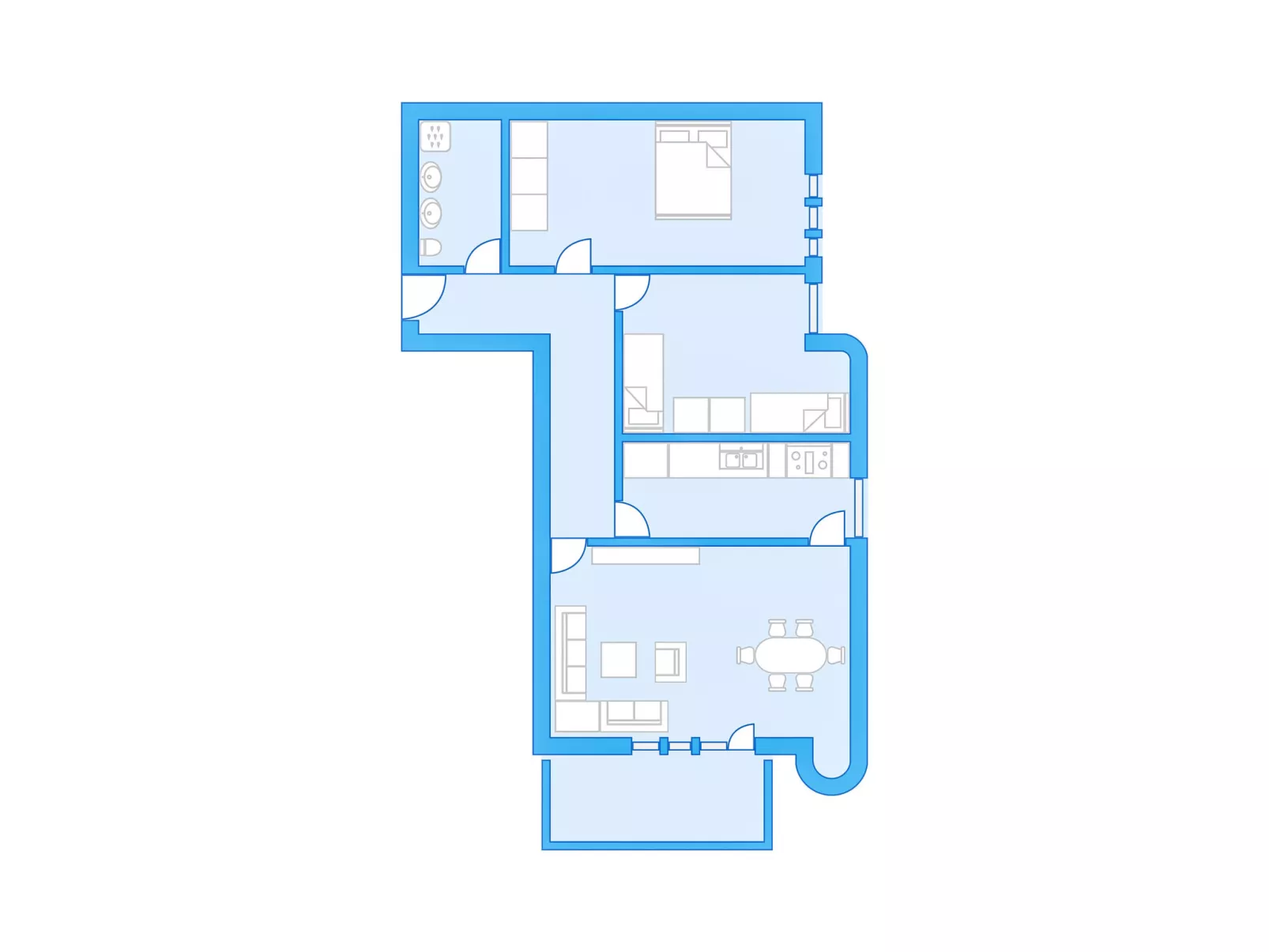 Allod Park Haus C 601-Binnen