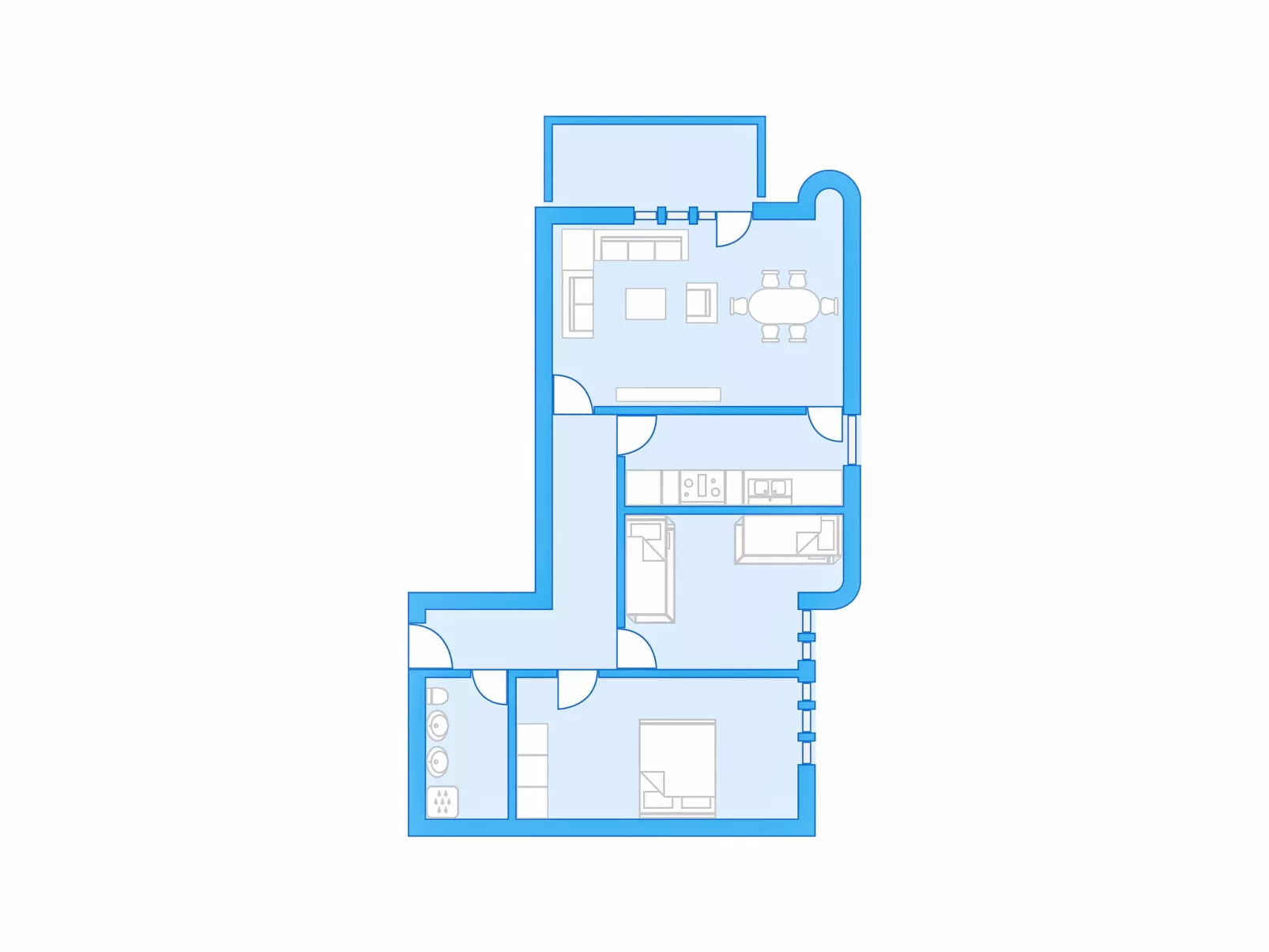 Allod Park Haus C 307-Binnen