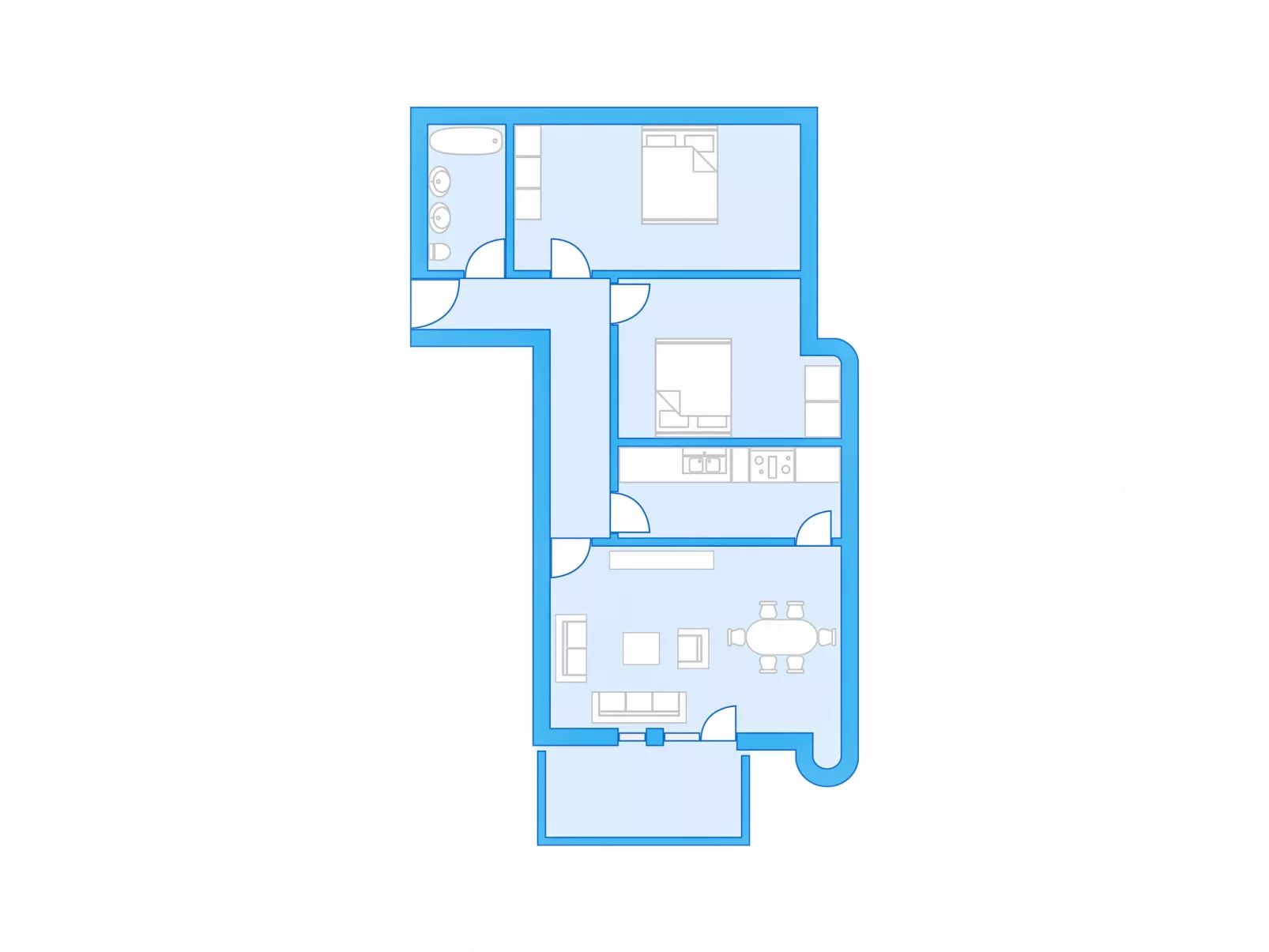 Allod Park Haus C 401-Binnen