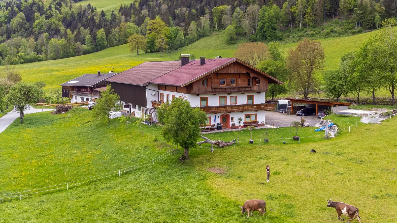 Marschbachhof-Buitenkant zomer