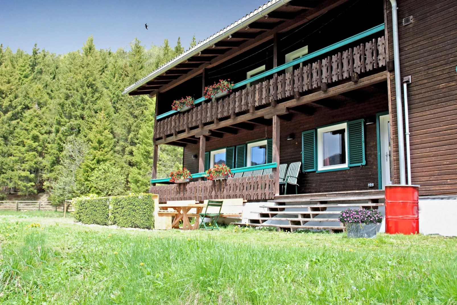 Chalet Innerkrems 2-Terrasbalkon