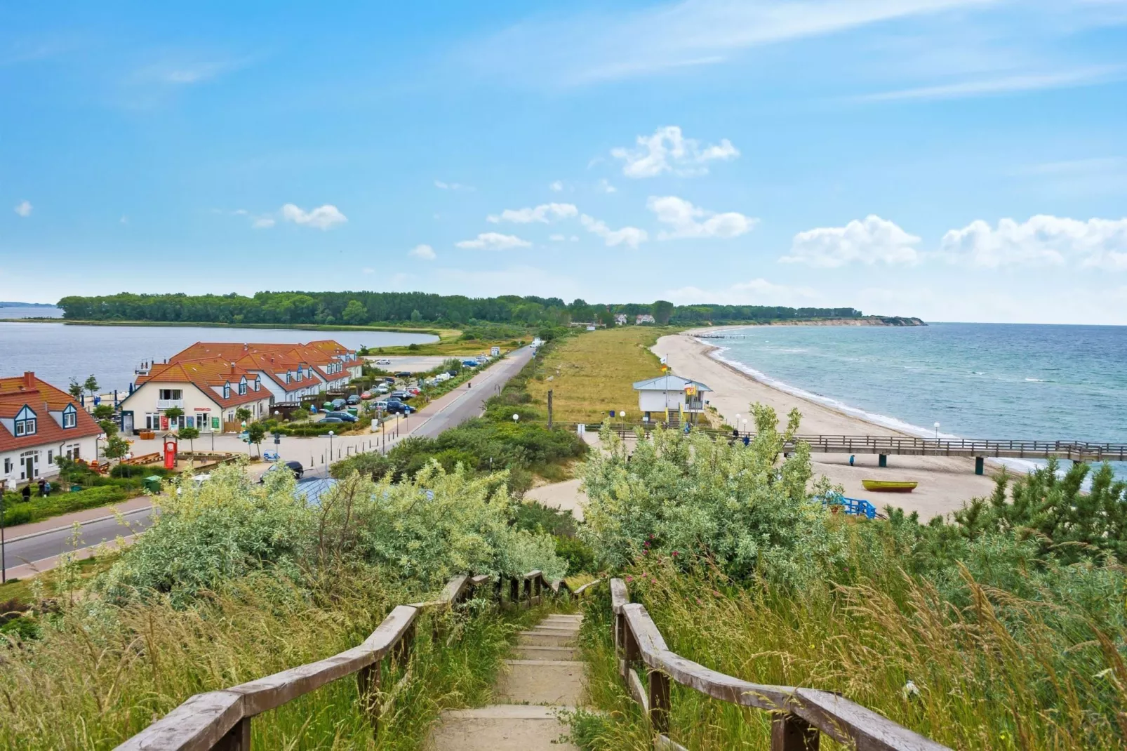 Comfortabel 2 kamer appartement bij de Baltische Zee-Gebieden zomer 1km