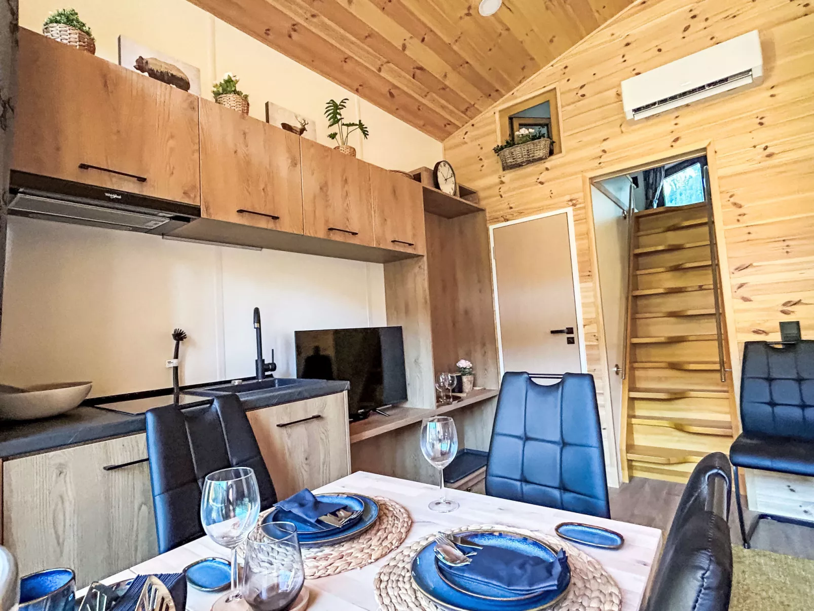 Tiny House Chalet Jasmin-Binnen