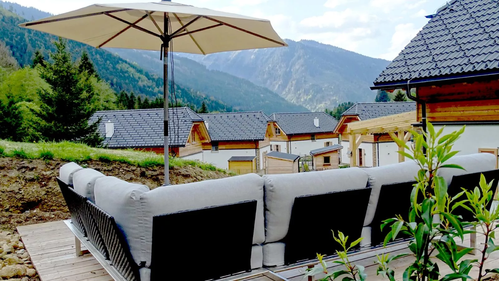 Chalet Amsel-Terrasbalkon