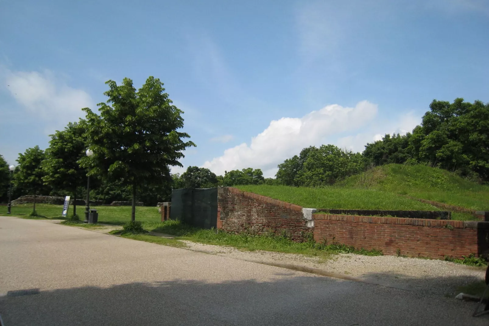 Promenade-Gebieden zomer 1km