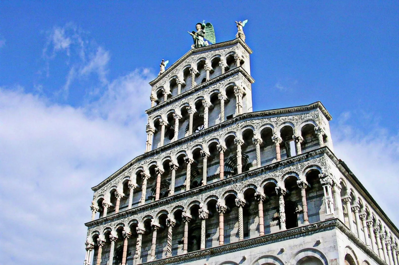 Aria di Lucca-Gebieden zomer 1km