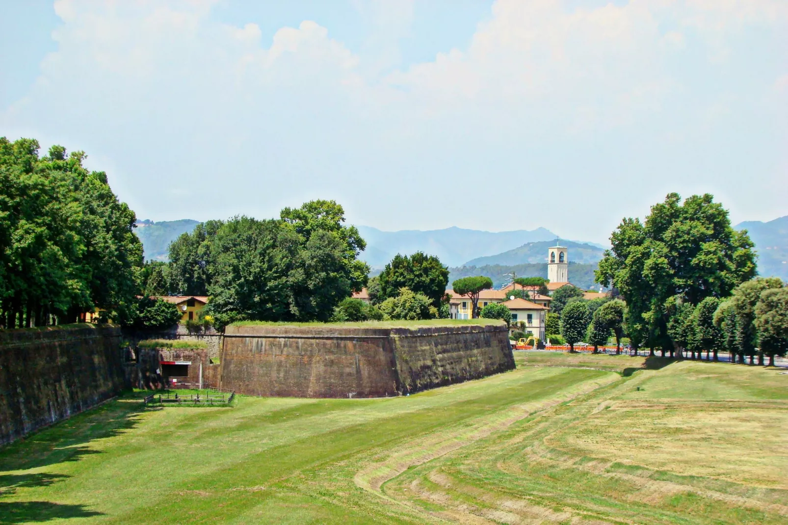 Aria di Lucca-Gebieden zomer 1km