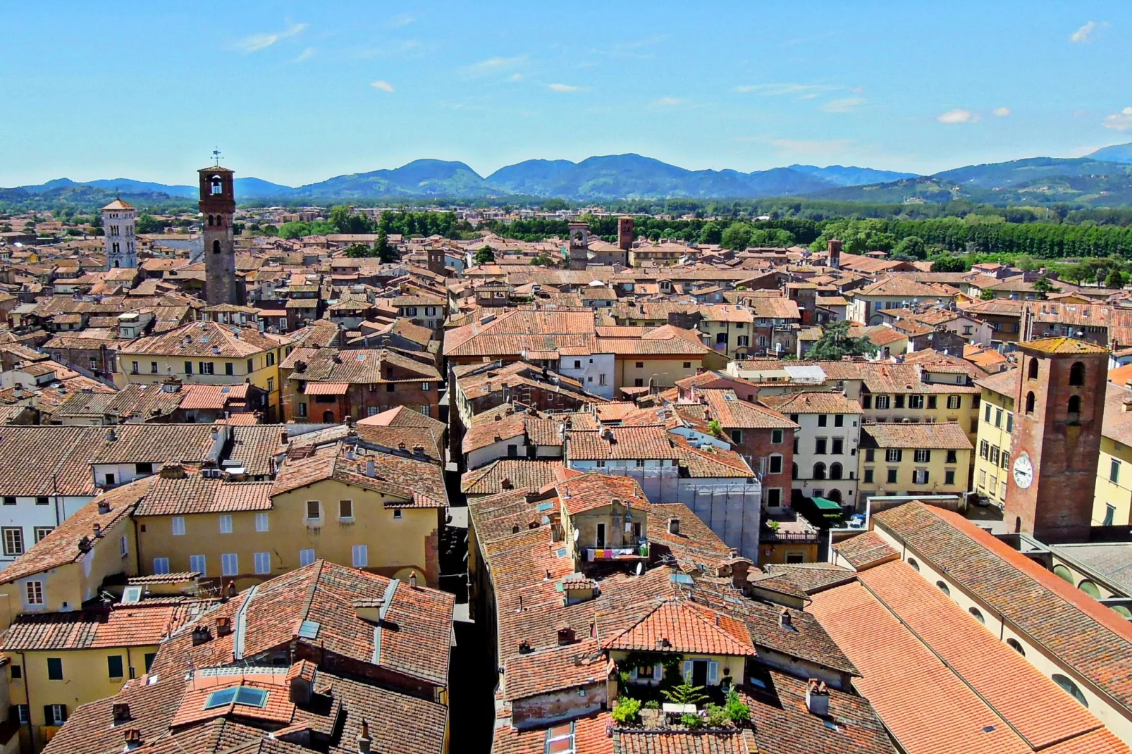 Le Volte di Lucca-Gebieden zomer 1km