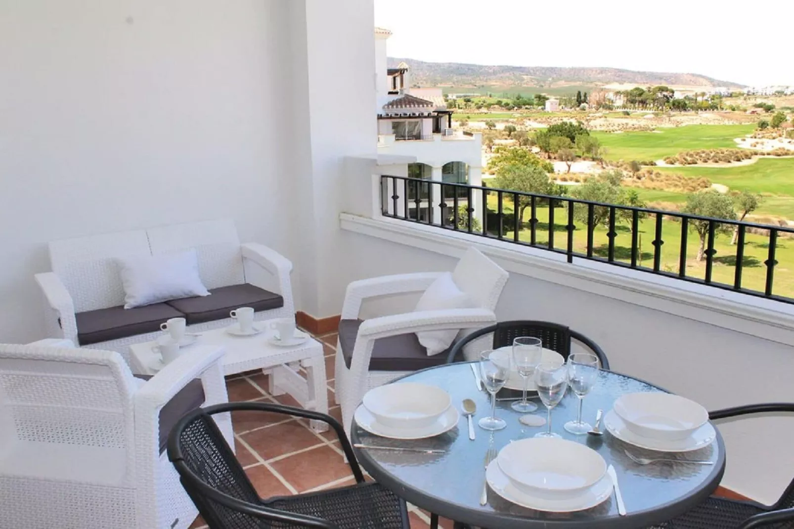 Apartamento vacacional Hacienda Riquelme-Terrasbalkon