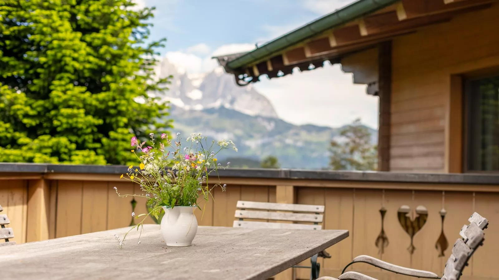 Chalet Kaiserblick-Terrasbalkon