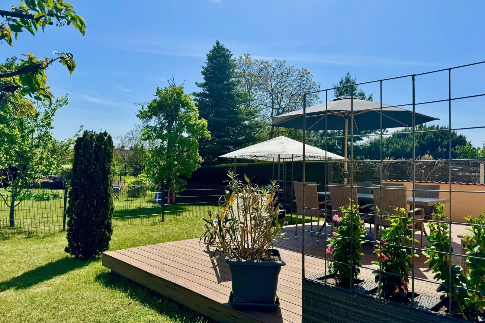 Ferienhaus Havelzeit-Terrasbalkon