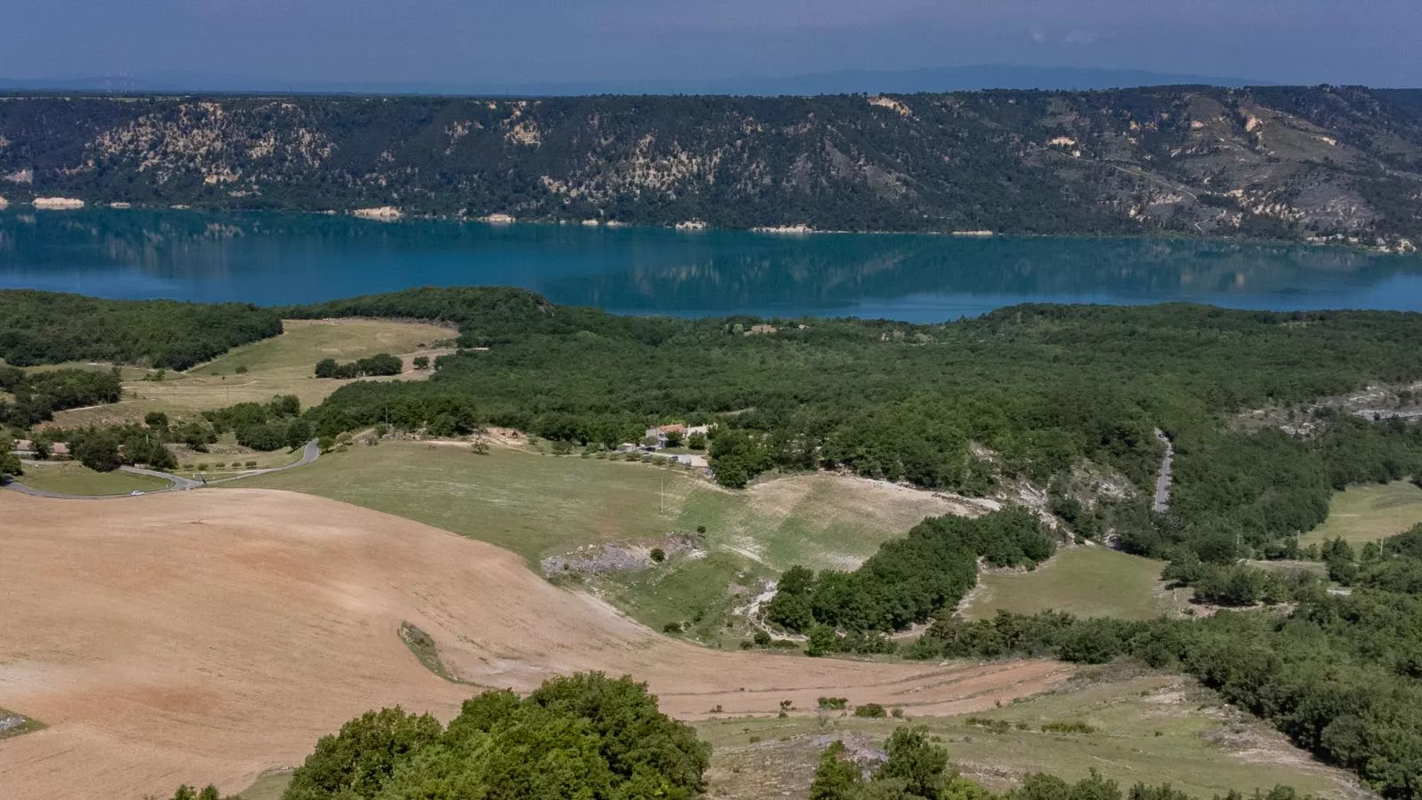 Verdon-Gebieden zomer 1km