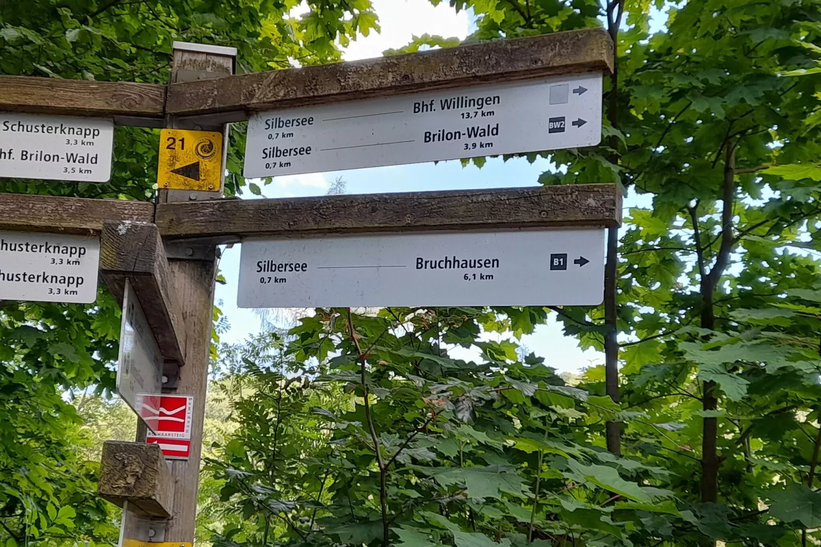 Ferienwohnung am Wald-Gebieden zomer 5km