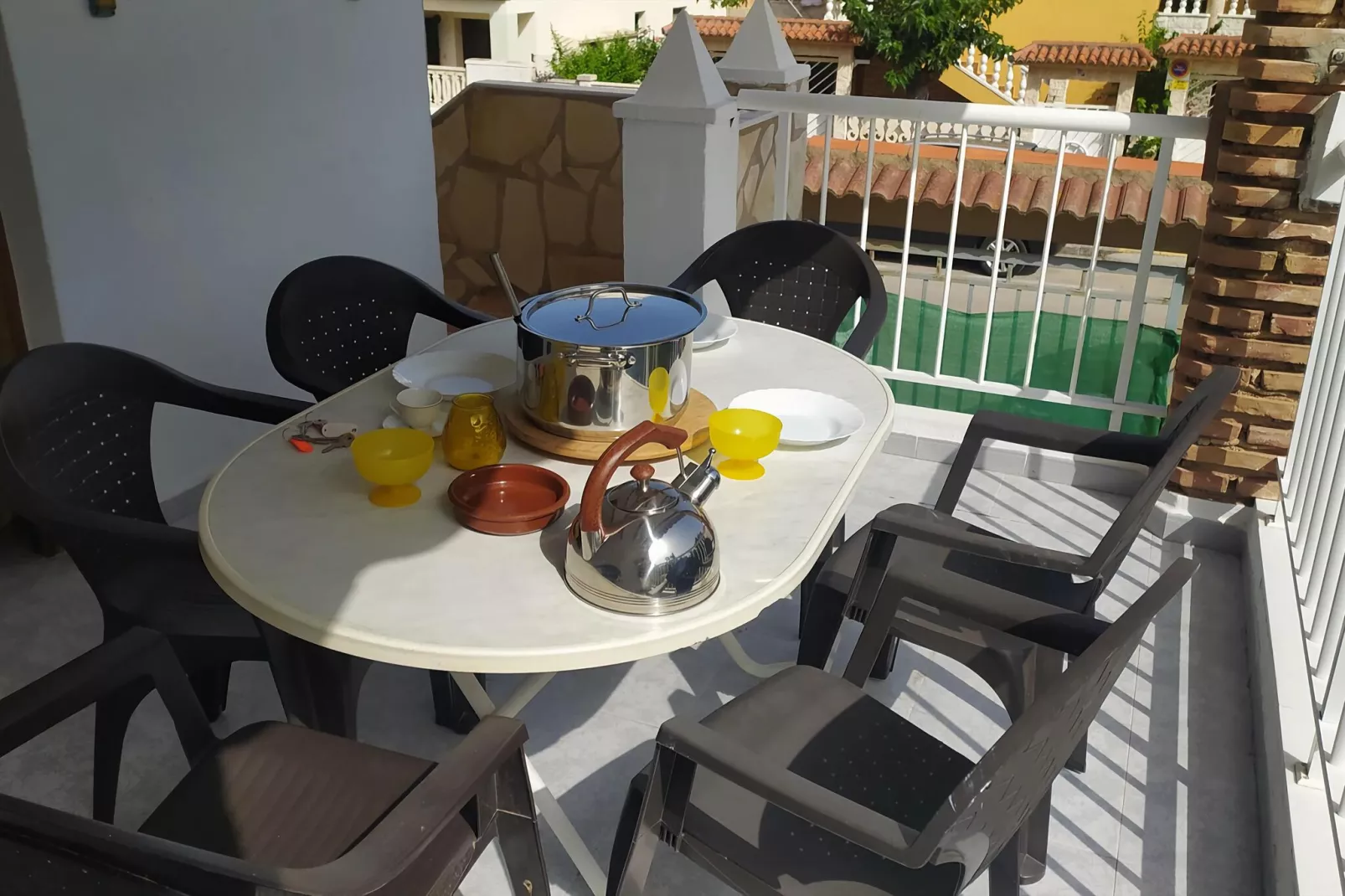 Ático OESTE Playa Oliva-Terrasbalkon