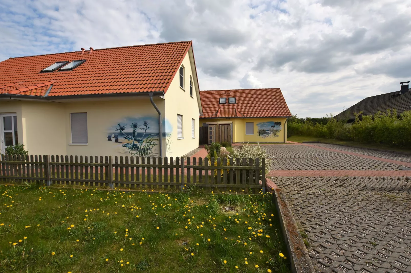 Familien - Ferienhaus am Salzhaff-Buitenkant zomer