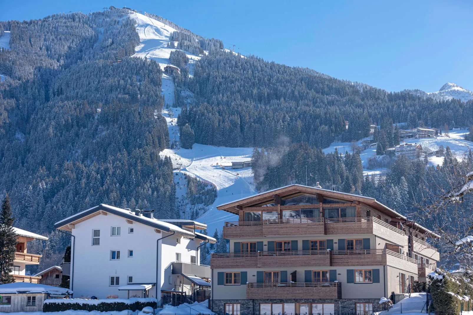 Apartments Chalet 149, Westendorf-Suite Hartkaiser mit Sauna-Exterieur winter