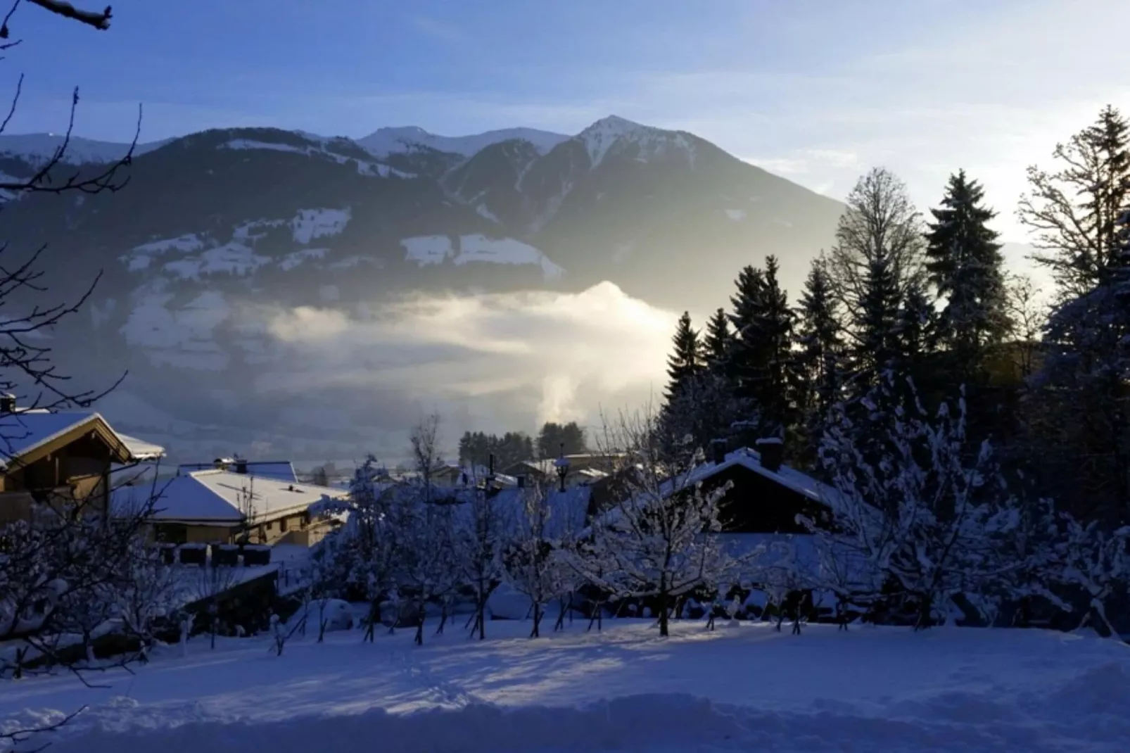 Haus Sonneneck-Uitzicht winter