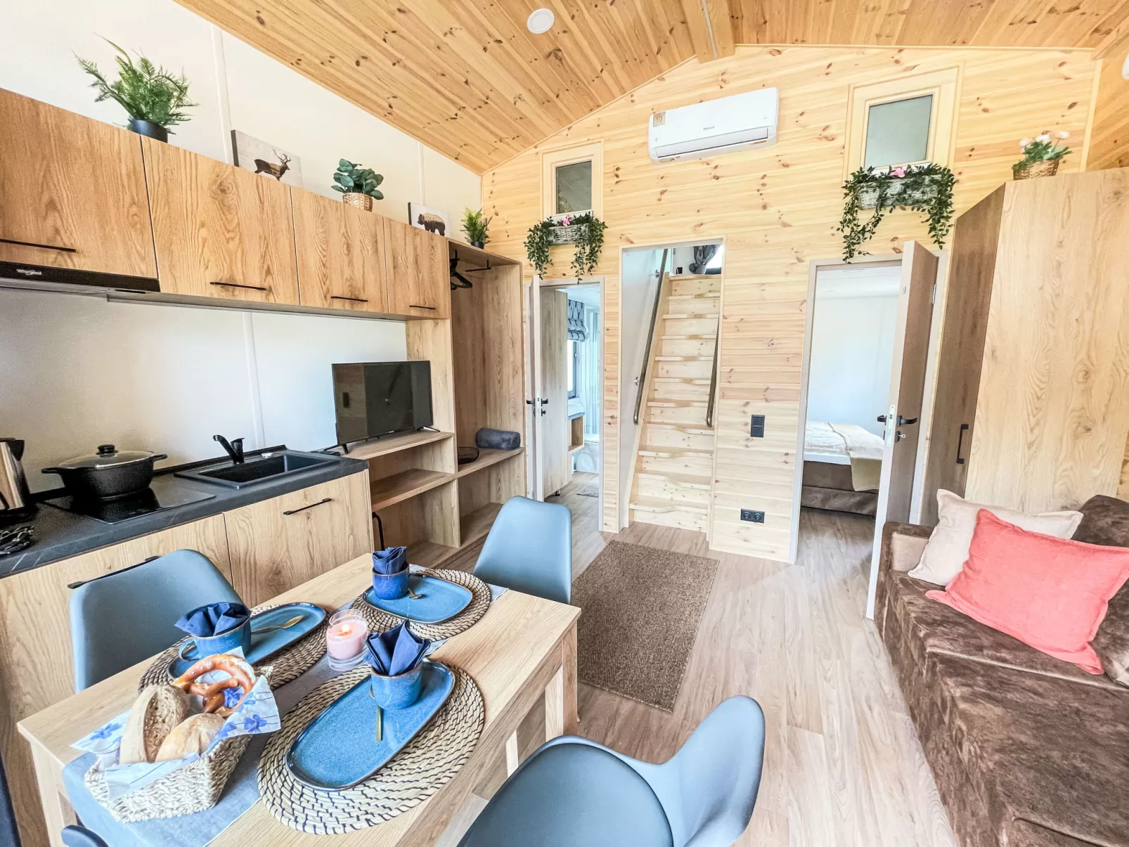 Tiny House Chalet Jasmin-Binnen