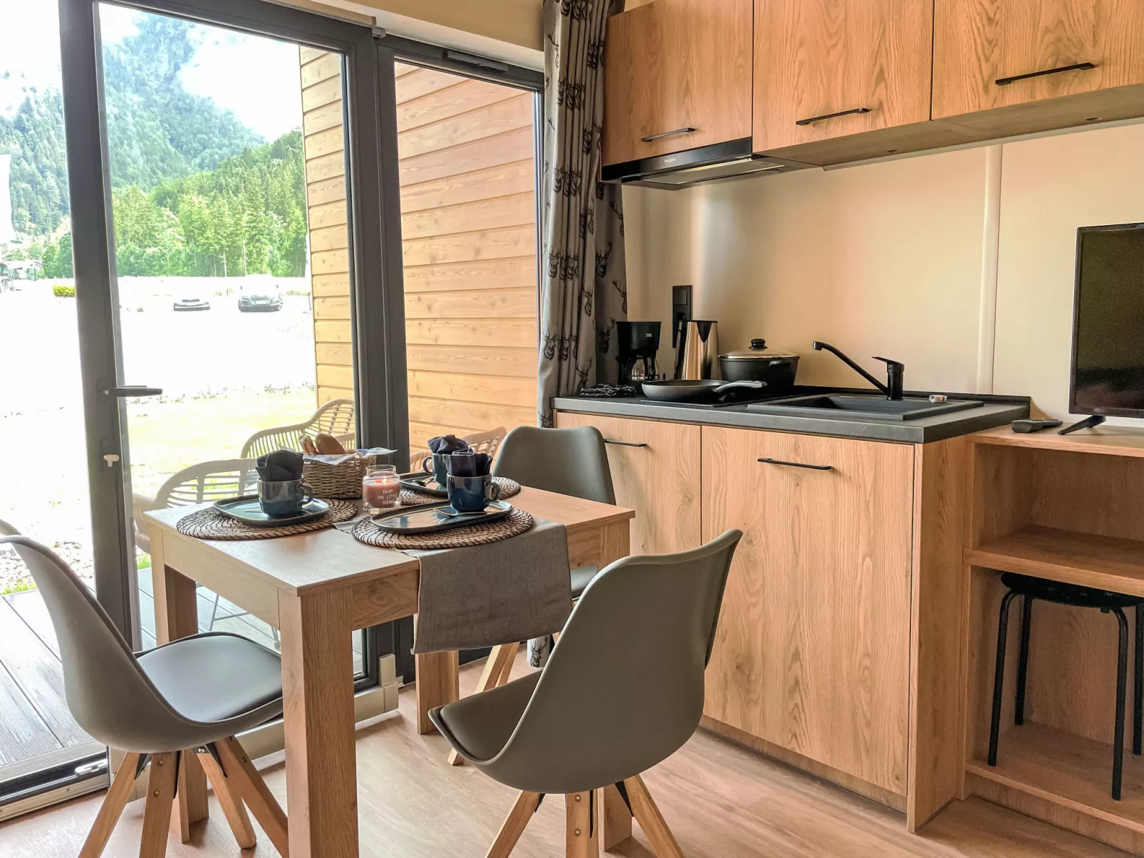 Tiny House Chalet Jasmin-Binnen