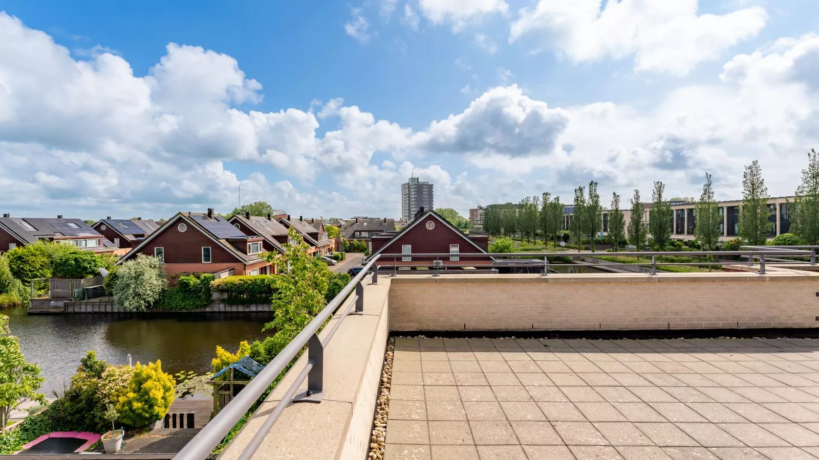 Alkmaar aan het Water-Uitzicht zomer