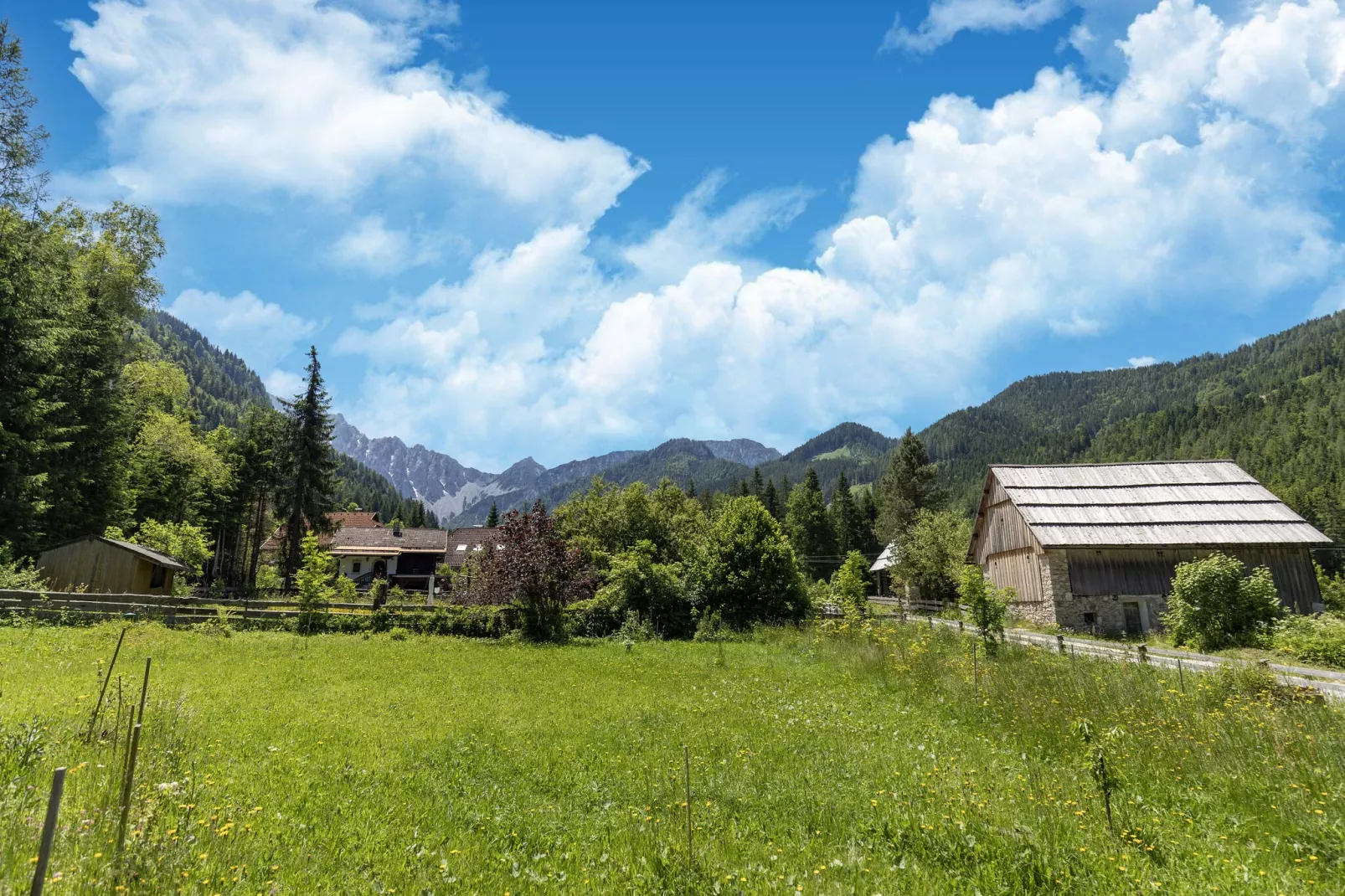 	 Ferienhaus Bodental-Gebieden zomer 1km