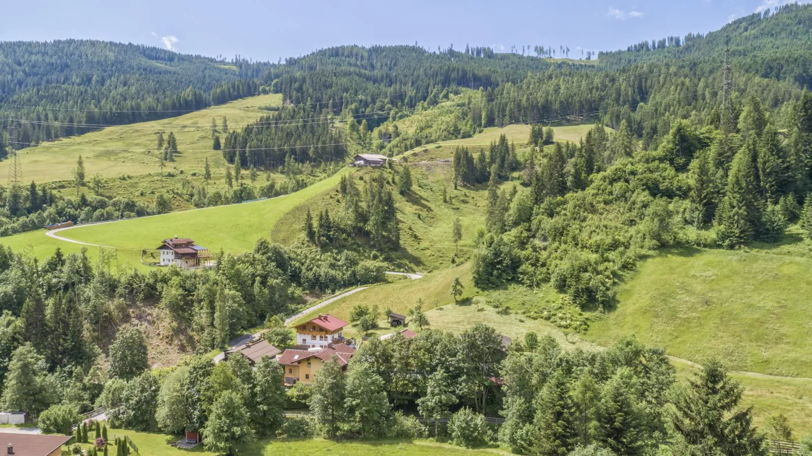 Alpen Villa Danica-Gebieden zomer 1km