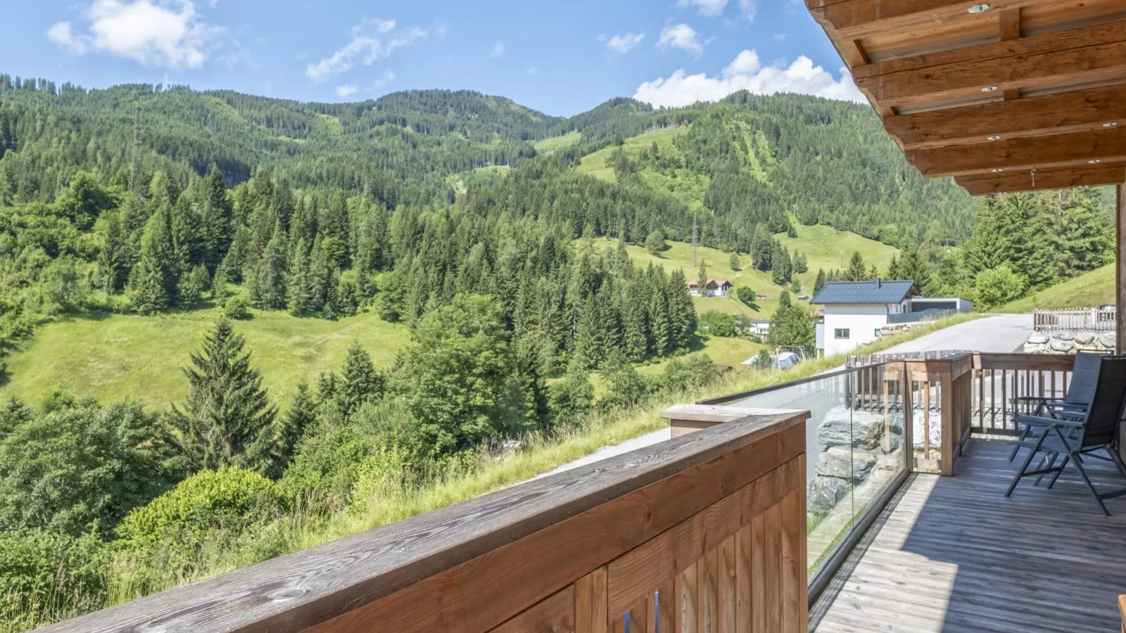 Alpen Villa Danica-Uitzicht zomer