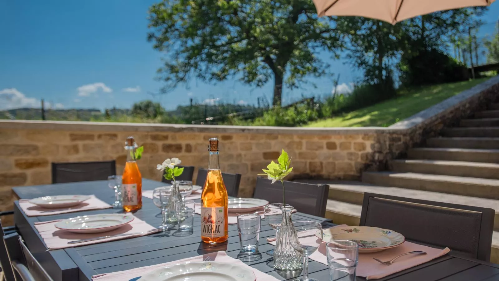 Gite du Moulin-Terrasbalkon