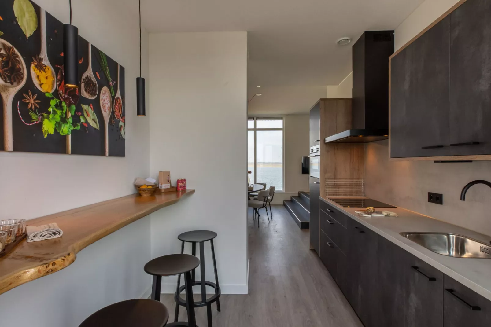 Luxe appartement Vista Maris - Havenweg 8-12 'Oester Oase'-Keuken