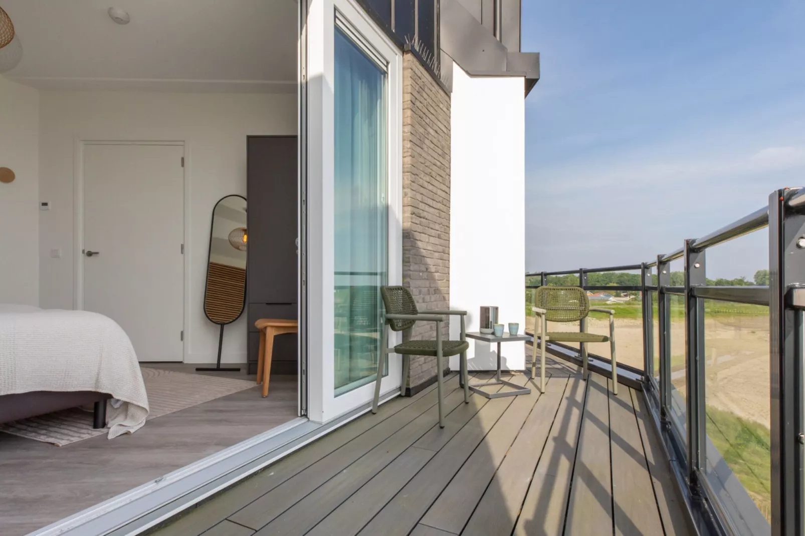 Luxe appartement Vista Maris - Havenweg 8-12 'Oester Oase'-Slaapkamer