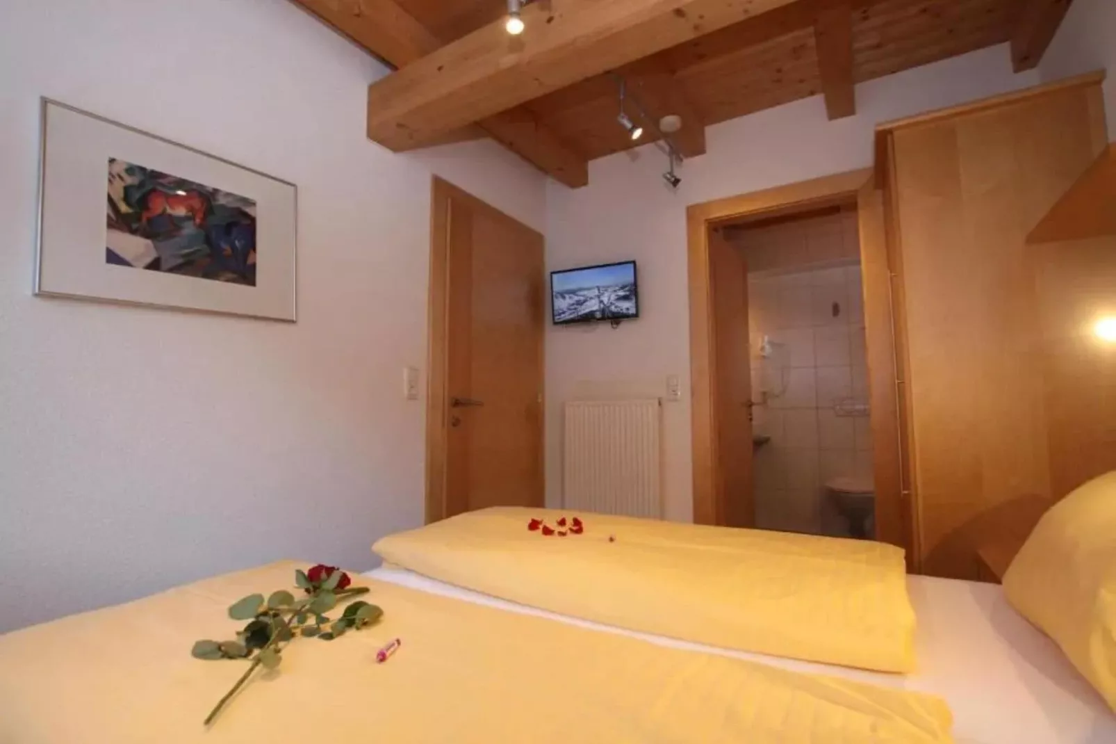 Gästehaus Alpina 4Personen-Slaapkamer