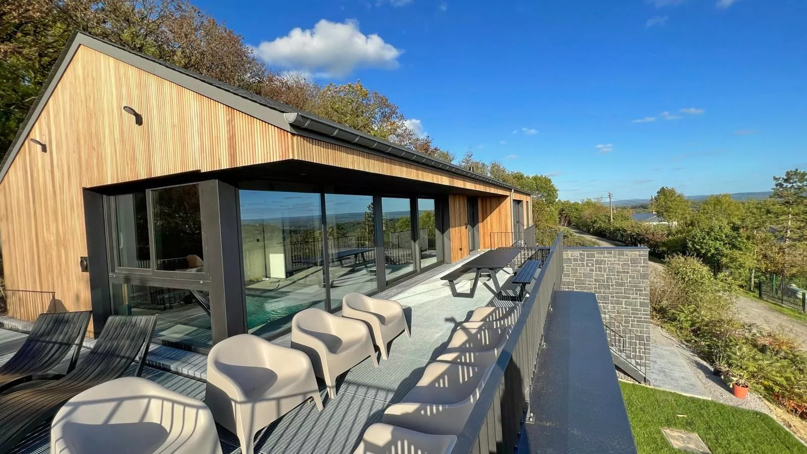 Vue de la Bonne Vie-Terrasbalkon