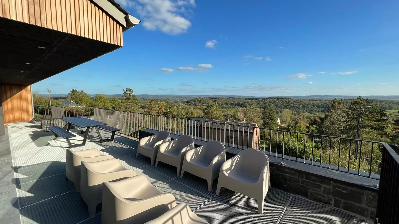 Vue de la Bonne Vie-Terrasbalkon