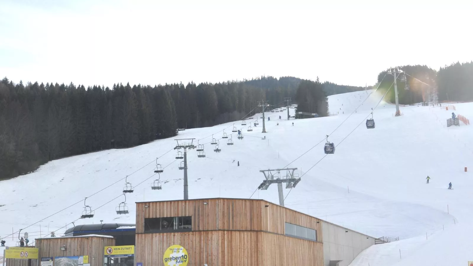 Grebenzen Eiszeit Lodge-Gebied winter 1km