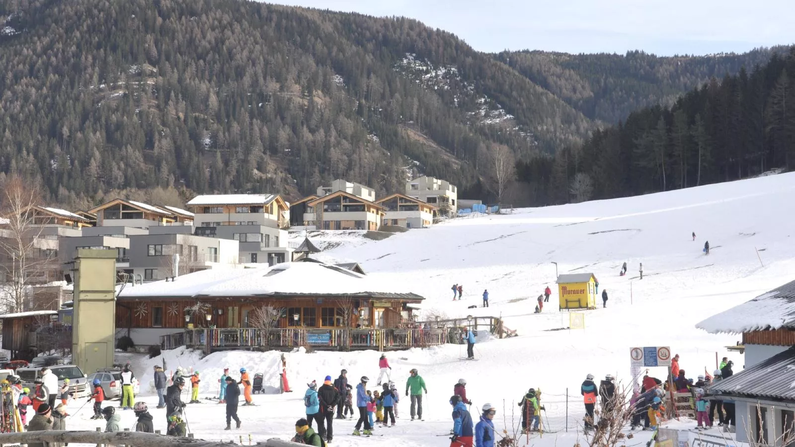 Grebenzen Eiszeit Lodge-Gebied winter 1km