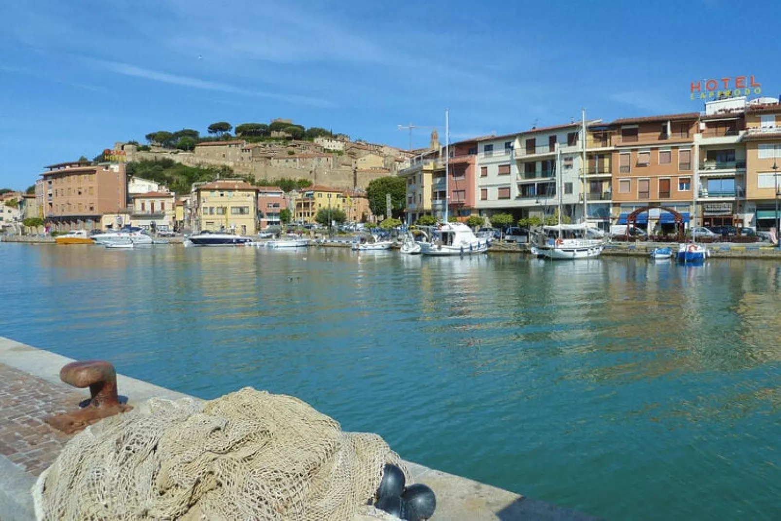 Ferienanlage Azienda Canova Seconda Marina di Grosseto Mono  im OG Haupth/Verwalterhaus Garten-Waterzicht