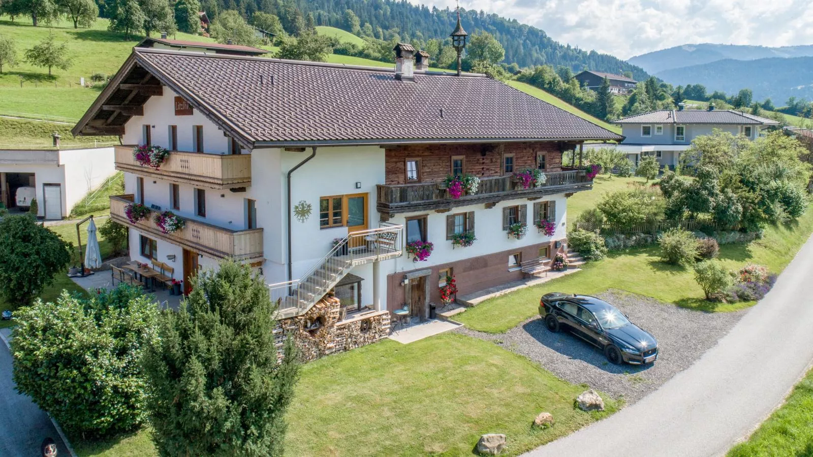 Kraftplatz am Litzlhof-Buitenkant zomer